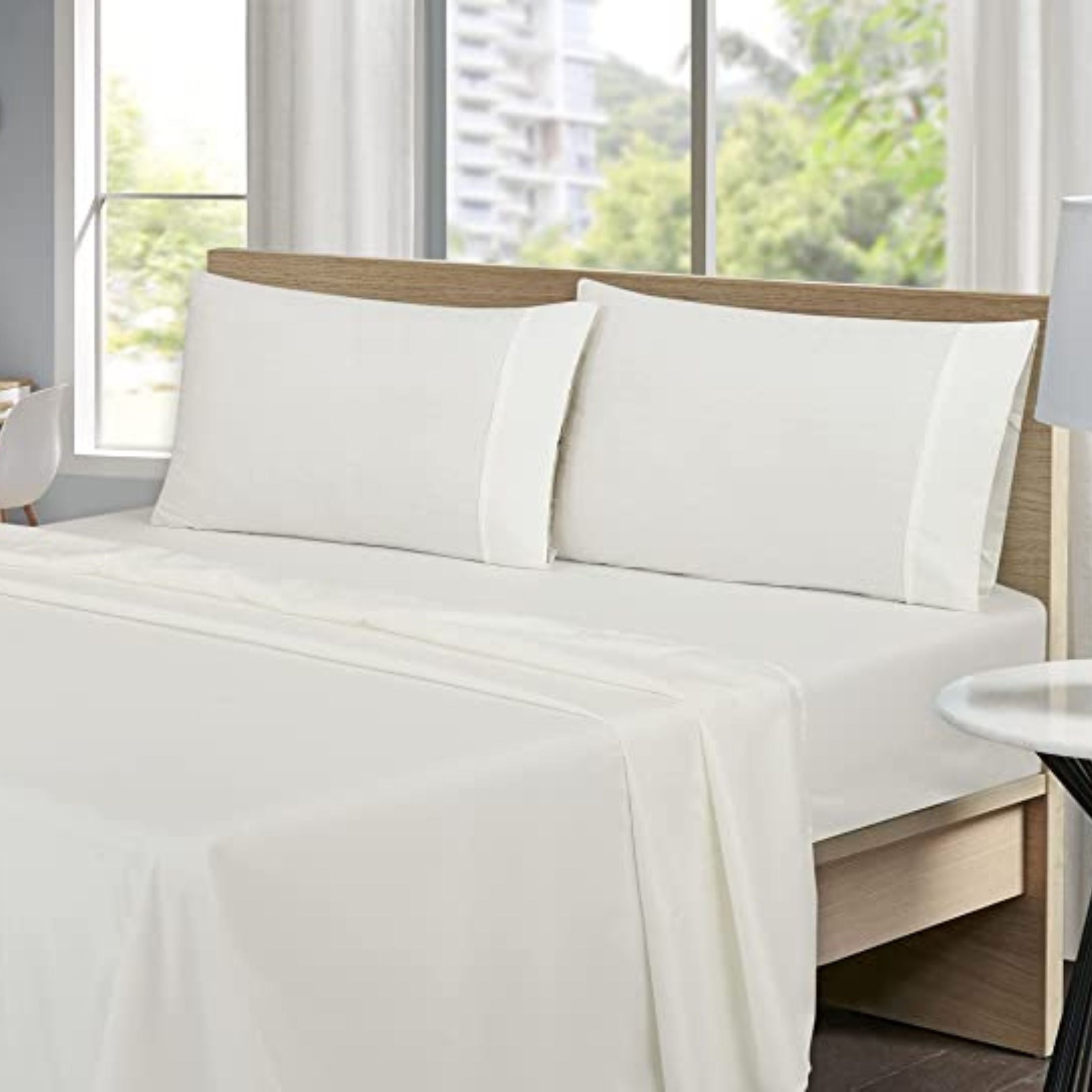 Off White Bed Sheet