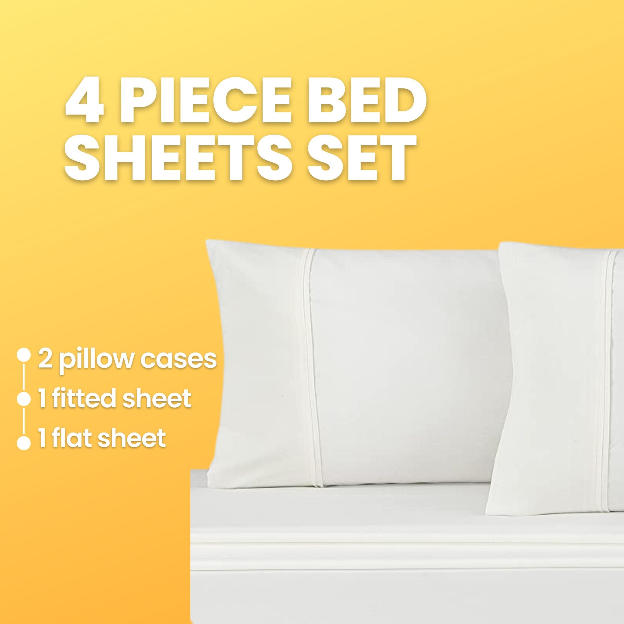 Off White Bed Sheet