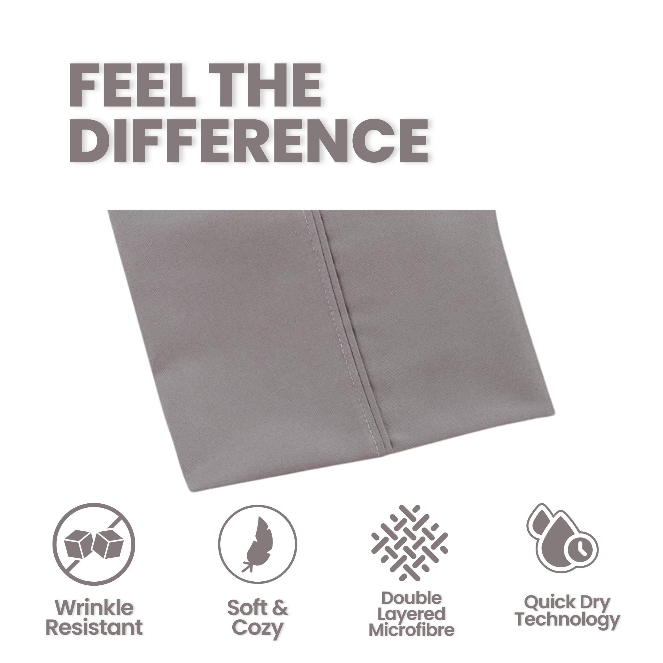 Ash Grey Bed Sheet
