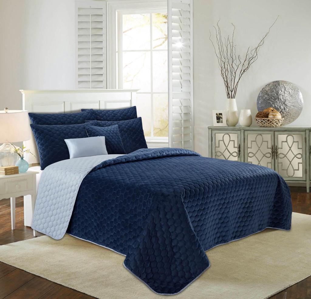 3 PCS QUILT SET VELVET
