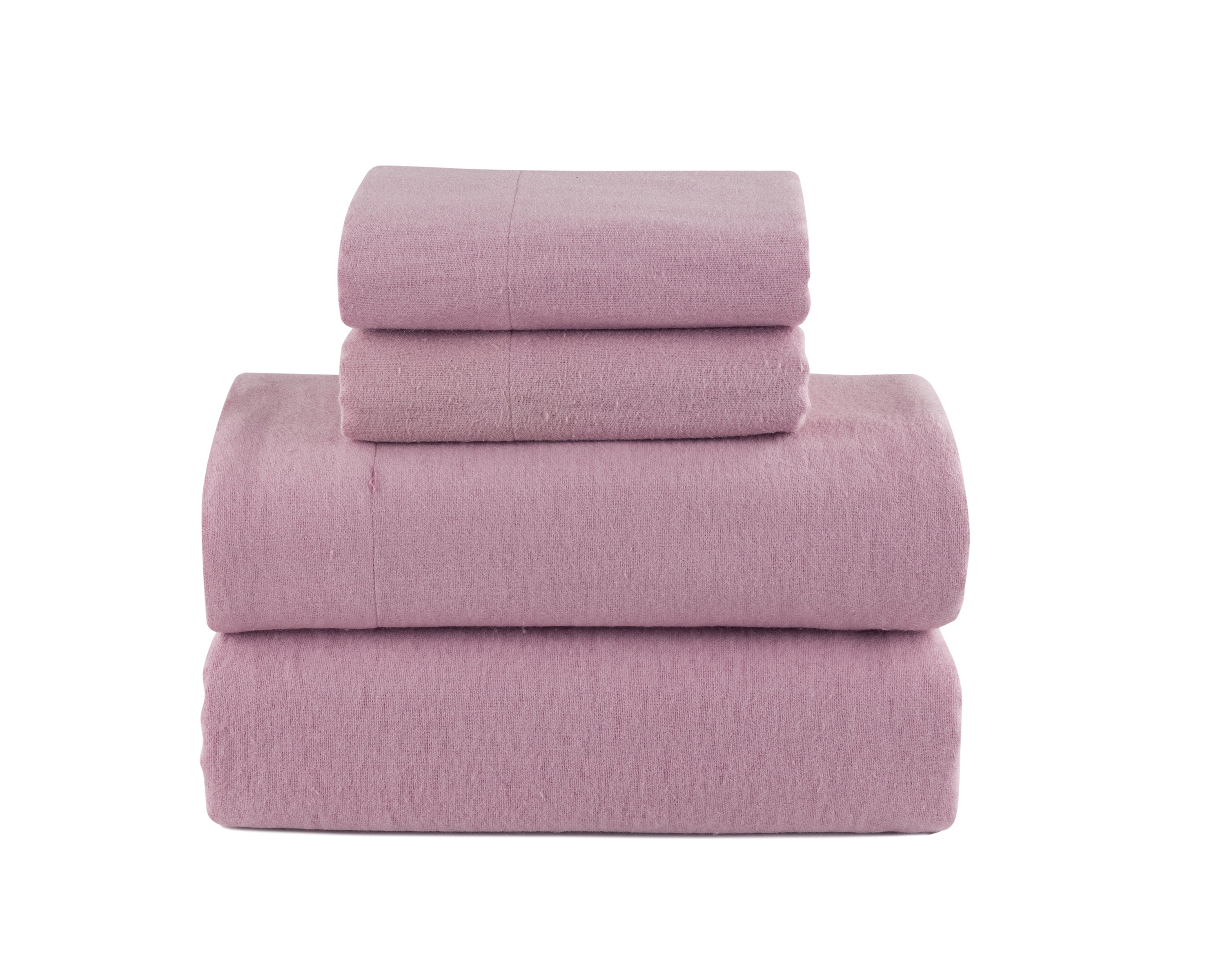 FLANNEL 4 PCS BEDSHEET SET DYED