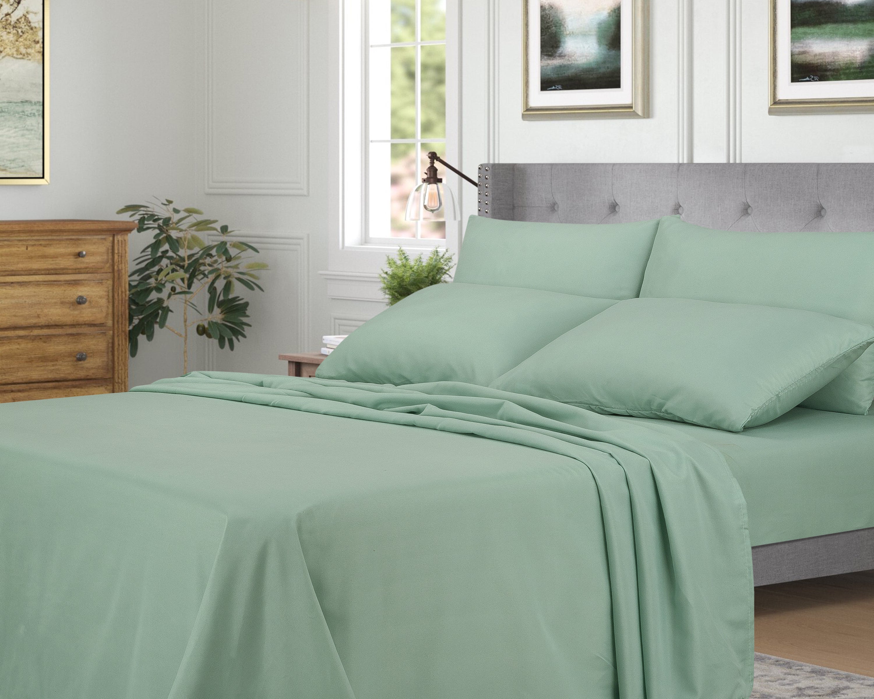 65 GSM 6 PCS BEDSHEET DYED