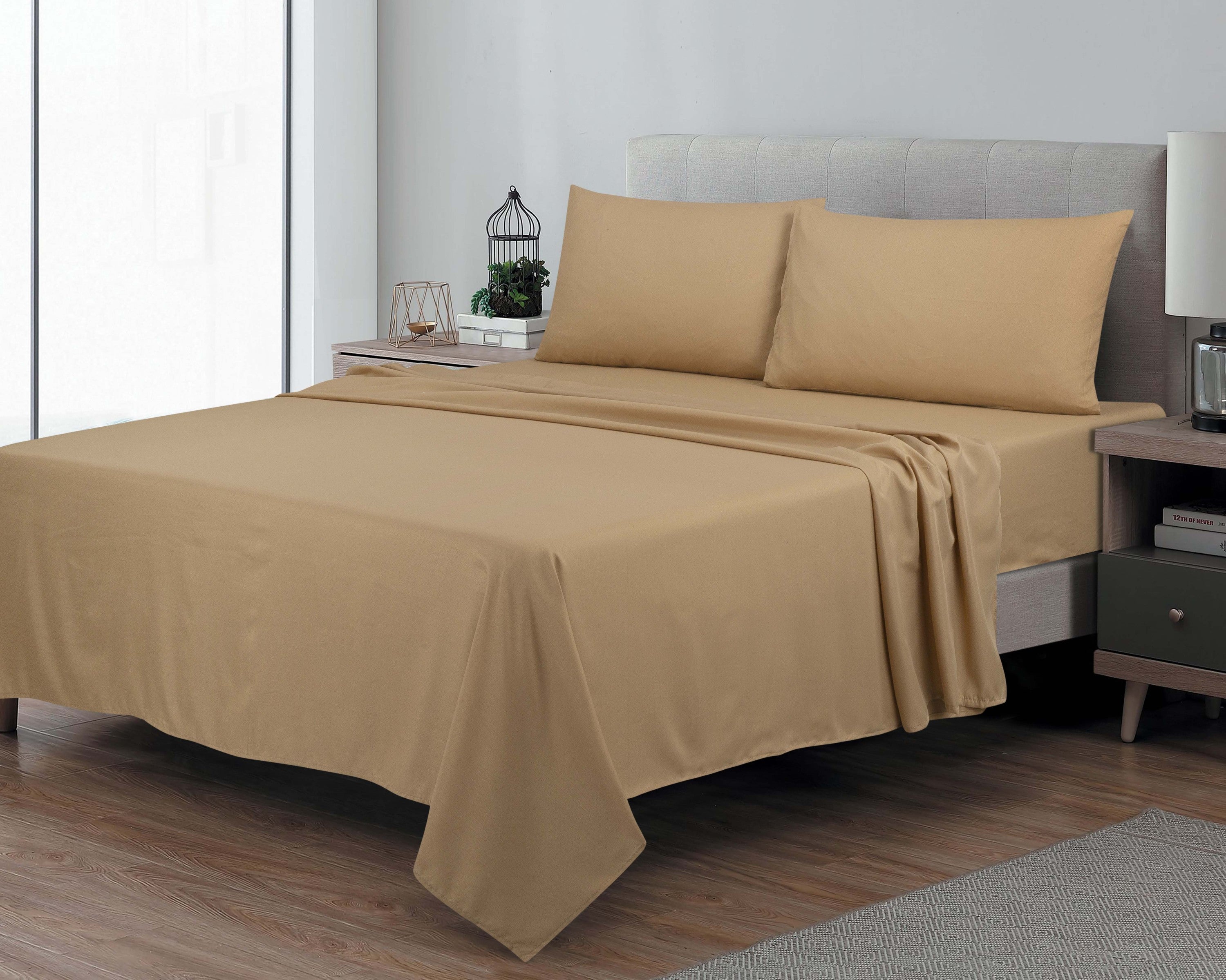 4 pcs sheet set dyed