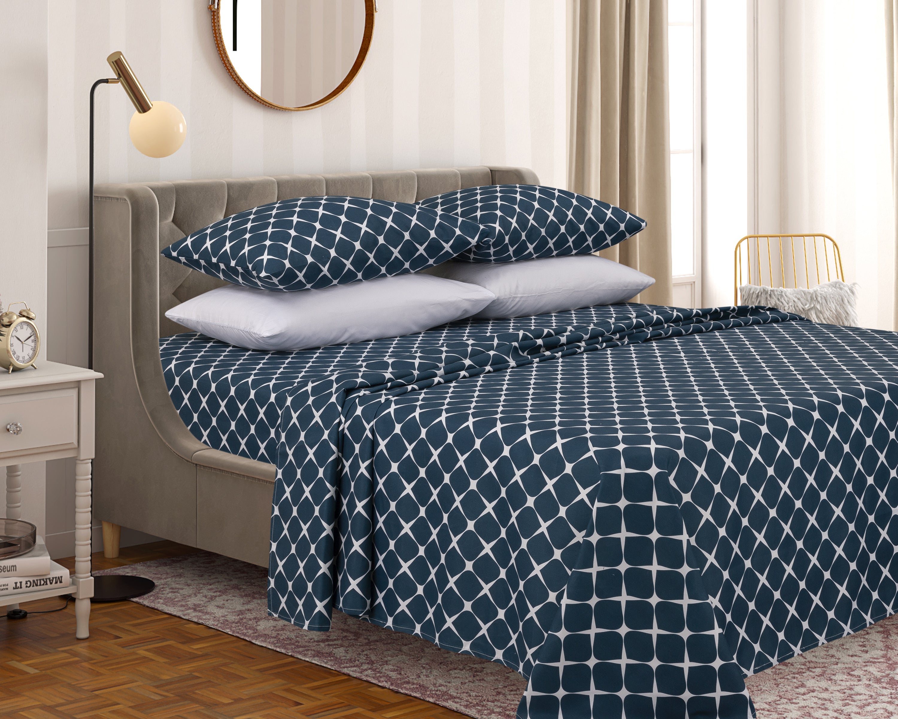 65 GSM 6 PCS BEDSHEET PRINT