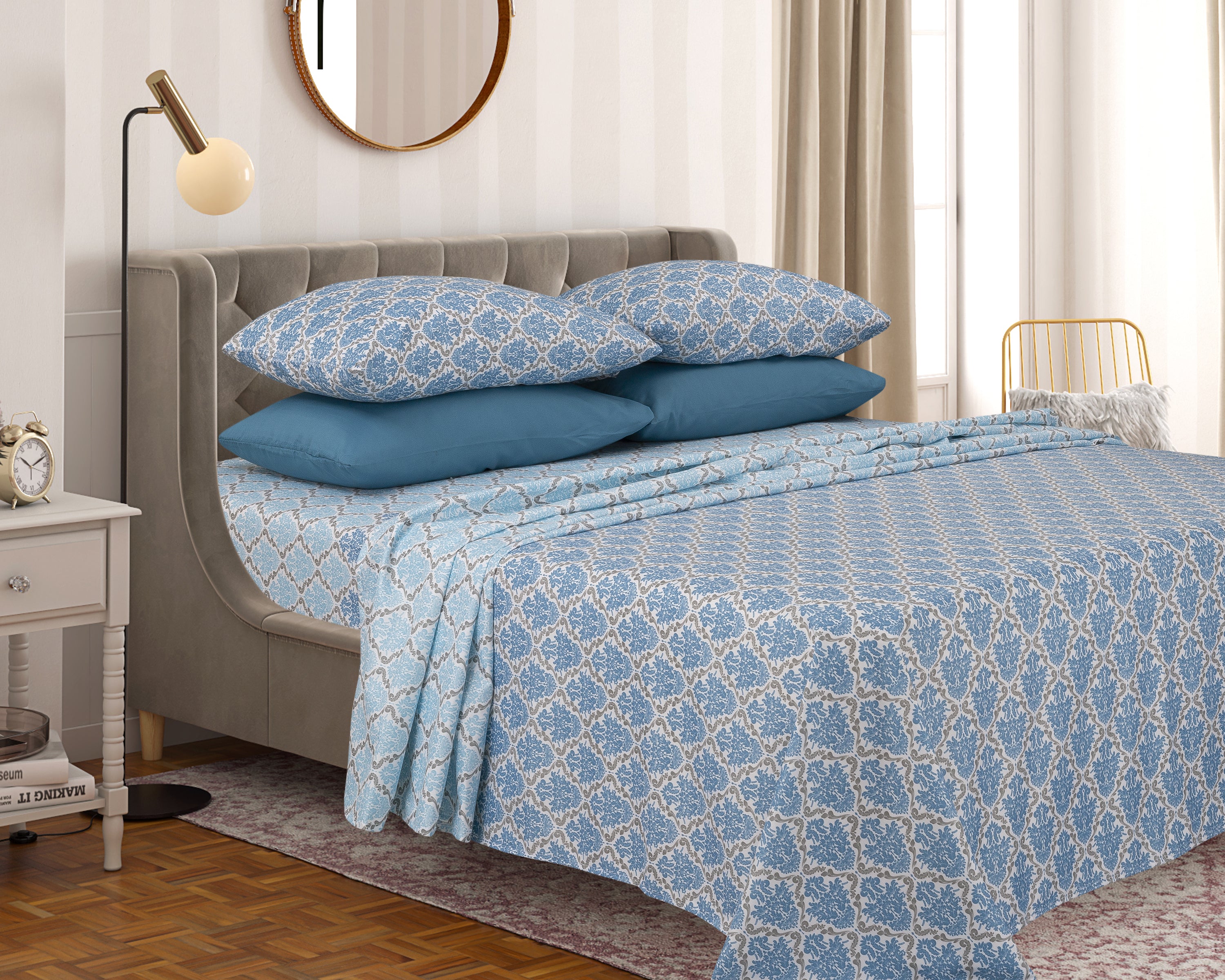 65 GSM 6 PCS BEDSHEET PRINT