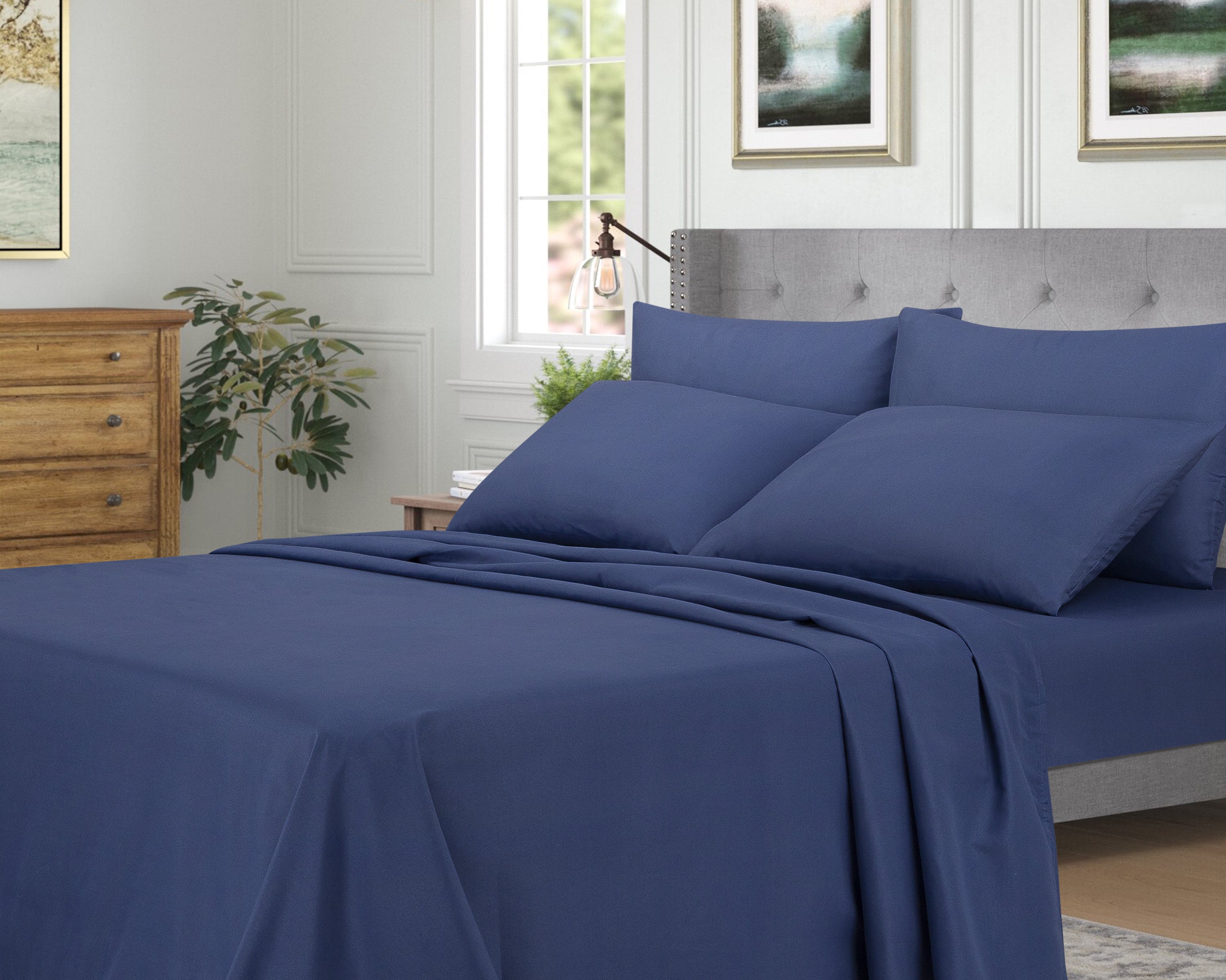 65 GSM 6 PCS BEDSHEET DYED