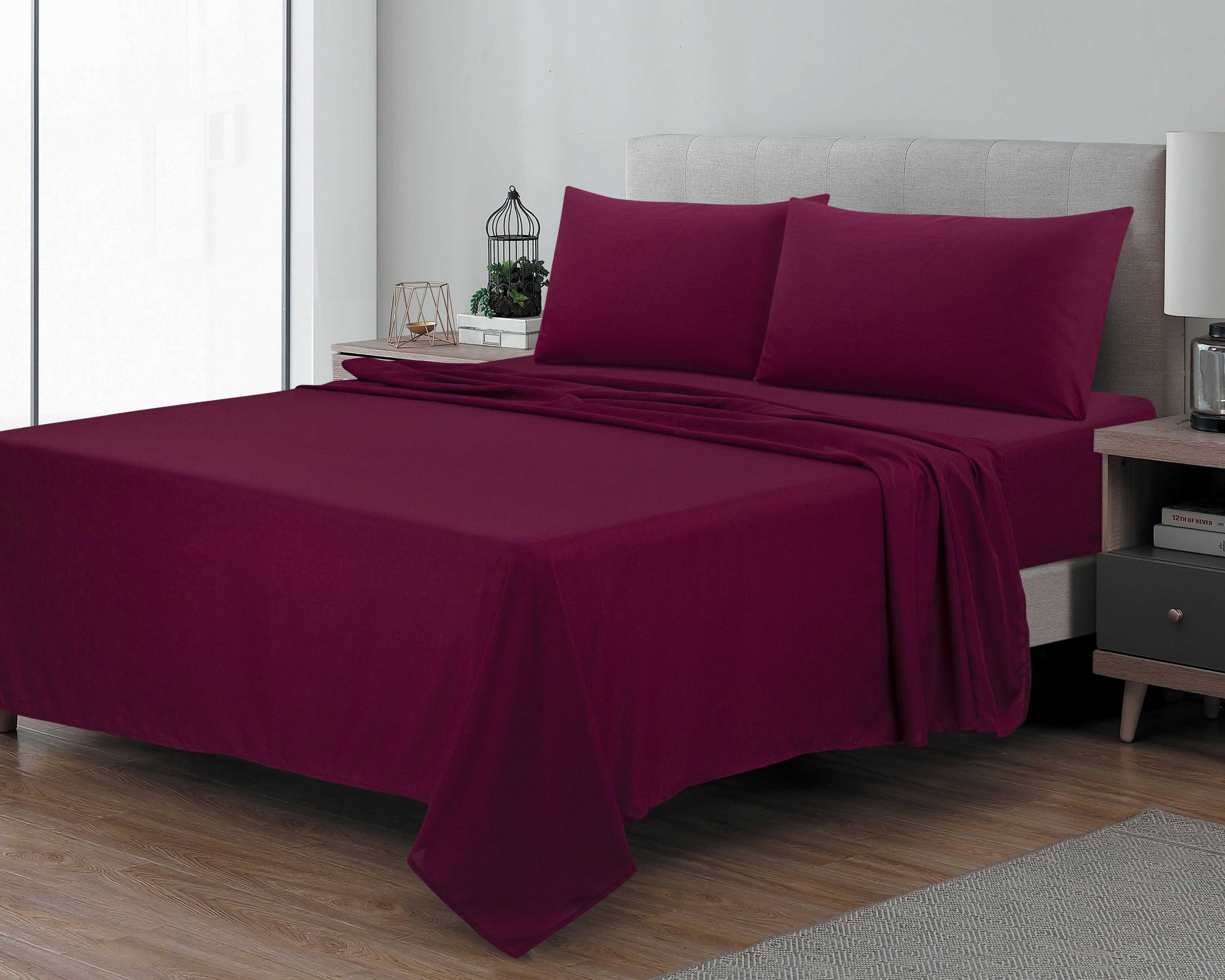 4 pcs sheet set dyed