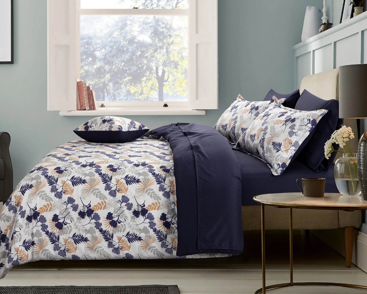 8 PC PURPLE COMFORTER SET