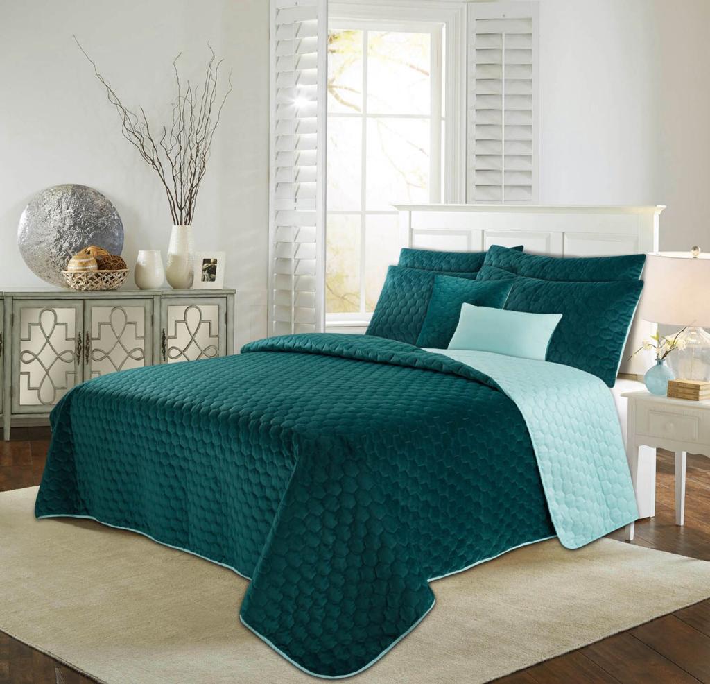 3 PCS QUILT SET VELVET